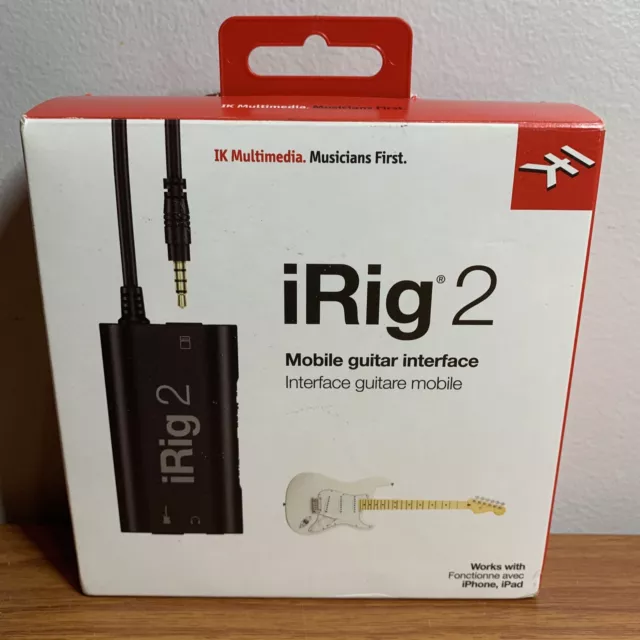 IK Multimedia iRig 2 Guitar Interface for iOS and Mac