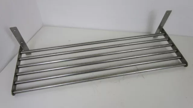 IKEA GRUNDTAL REGAL Gastro Edelstahl Wandboard Stangenregal Küche 80cm
