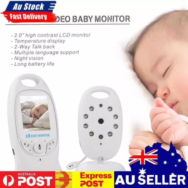 VB601 Wireless Audio Video Baby Monitor Camera Home Music Intercom Walkie Talkie