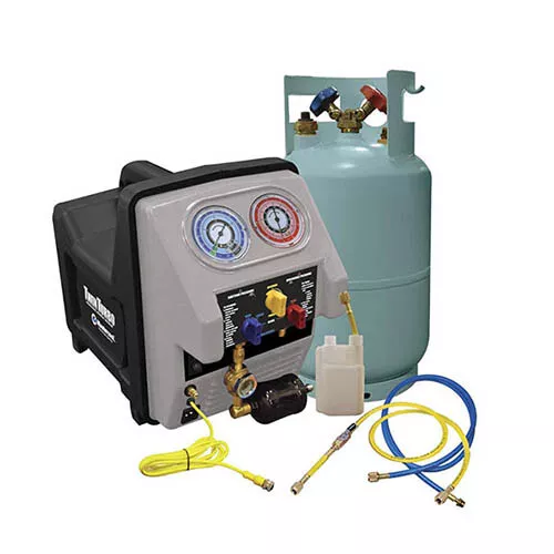Mastercool 69360 Twin Turbo Complete Refrigerant Recovery System 110V