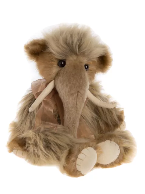 Collectable Charlie Bear 2023 Plush Collection - Tusk - Just A Wooly Mammoth