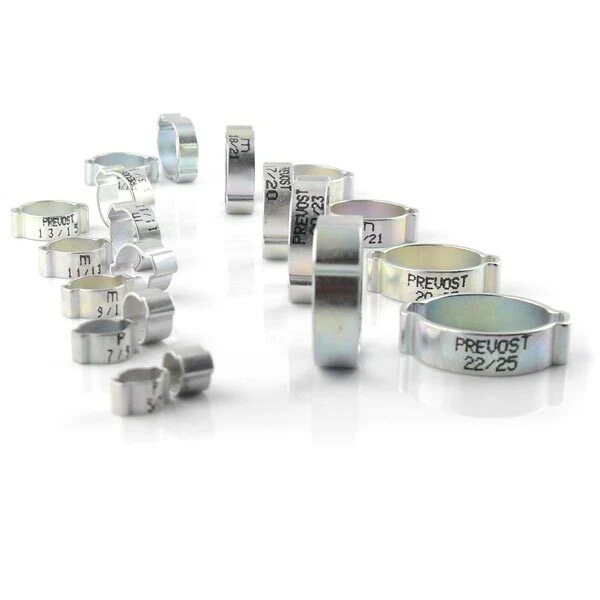 Lot De 170 Colliers De Serrage à Une Oreille, 11 Tailles De 5,8 à 33,1 Mm, En Acier Inoxydable 304, Anneaux De Serrage Avec Pince De Serrage Pour Voiture, Maison, Tuyau, Plomberie