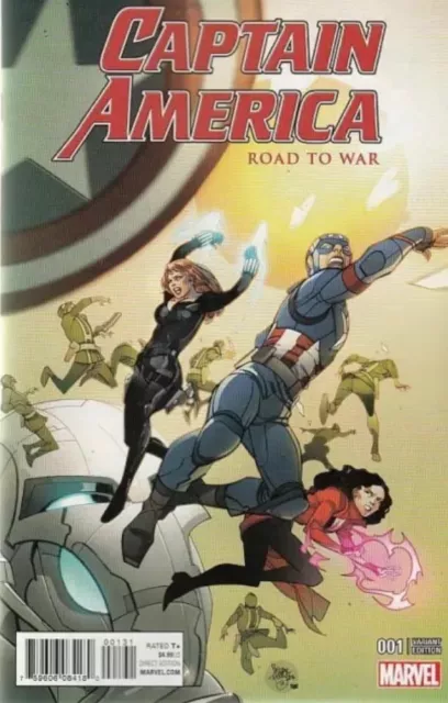 Captain America Road To War #1  Variant (2016)Vf/Nm Marvel