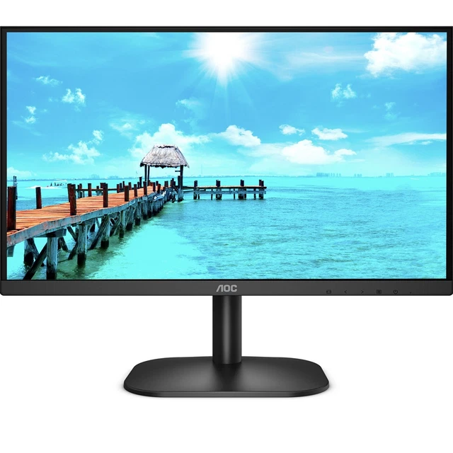 AOC 24B2XH/EU 23,8 Zoll IPS-Monitor, Full HD, Breitbild, VGA, HDMI, 4 ms, 75 Hz,