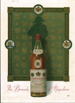 Publicité ancienne cognac Courvoisier Edy Legrand 1949 issue de magazine 