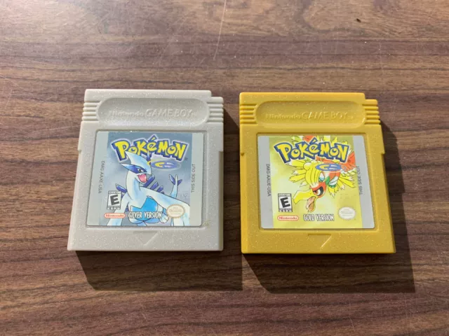 Pokemon Gold + Silver Version (Nintendo GameBoy Color LOT) -- New batteries Pokemon Gold + Silver Version (Nintendo GameBoy Color LOT) -- New batteries