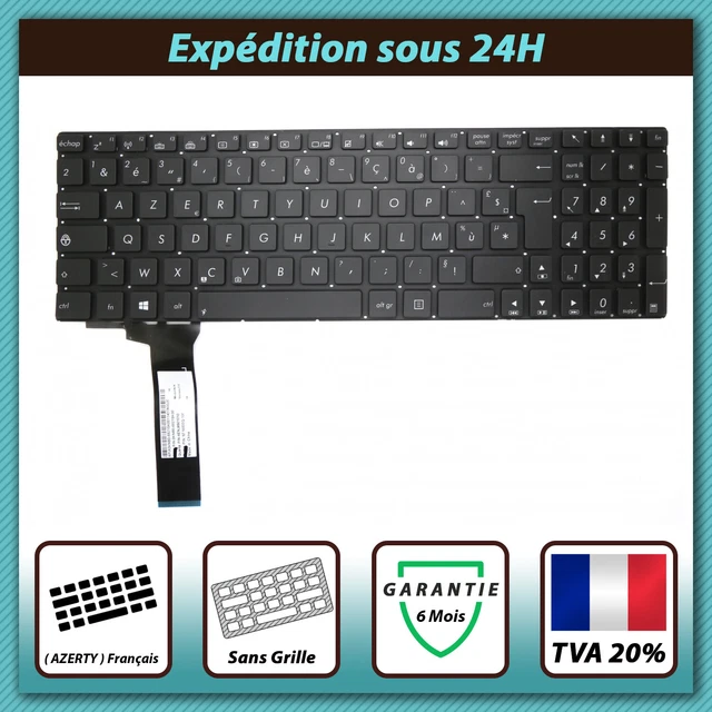Clavier AZERTY Français Neuf Pour Asus N551, N551V, N551VW, N751JK Et Autres - Marque Kinpower