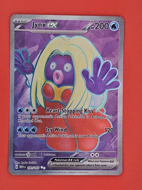 Pokémon TCG Jynx ex Scarlet & Violet - 151 191/165 Holo Ultra Rare