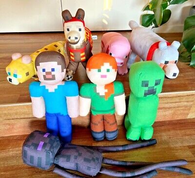 mojang minecraft plush