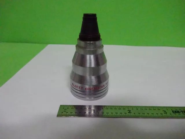Microscope Part Rare Elgeet Cinematar Telephoto Lens Optics As Is Bin#V8-18