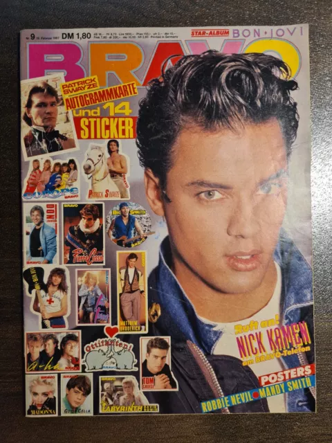 BRAVO 09/1987 Heft - Bon Jovi, A-Ha, Pierre Cosso, Sylvester Stallone - Top!