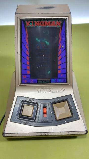 Console de jeux d'arcade vintage Tomy kingman Electronic Game 1984