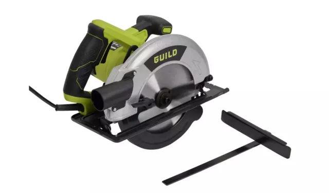 Guild 185mm Circular Saw 1400 Watt Edge Power For Cutting And Trimming