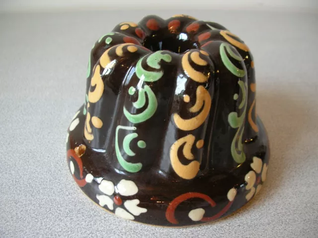 Moule à kouglof gâteau alsacien en céramique émaillée de 11,9 cm