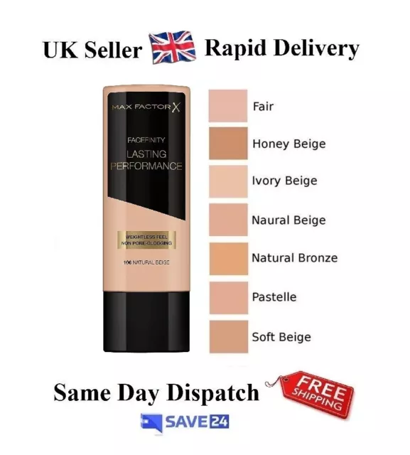 Max Factor Lasting Performance Foundation 35ml *SEALED* *FAST DELIVERY* - Choose