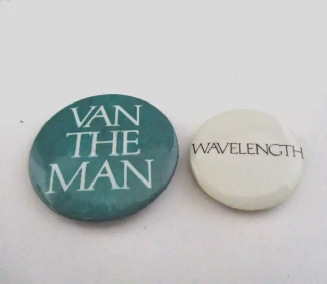 Van Morrison WAVELENGTH and VAN THE MAN, Pinbacks, Warner Bros. PROMO 1978