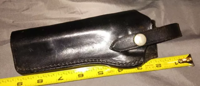Vintage Bianchi #1  22 cal Left Hand Black Leather Holster.