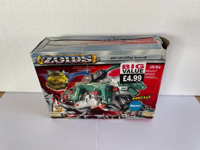 Zoids Scale ORIGINAL HASBRO ZOIDS Gravity Wolf 1:72 Scale Model Kit New & Sealed. £ ...