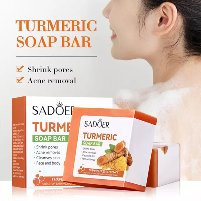 Acid Soap Dark Spot Whitening Turmeric Soap Skin Bleaching Lightening 100G