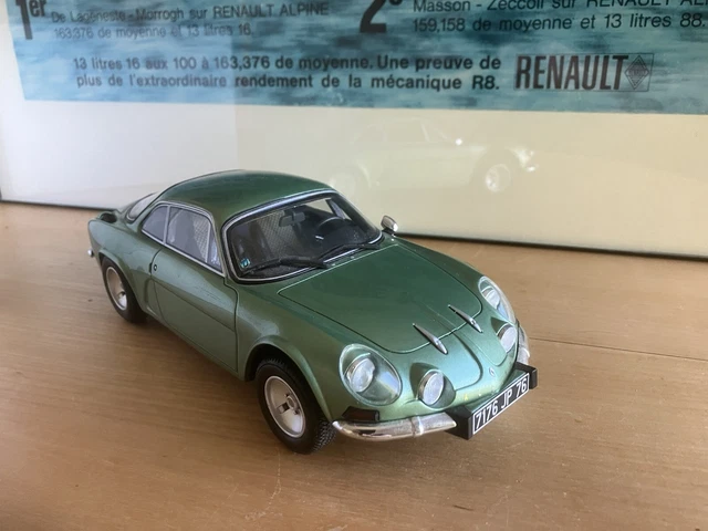 Miniature Alpine Renault A110 1600 échelle 1:18 - Légendes Du Rallye N.27, Modèle Collector