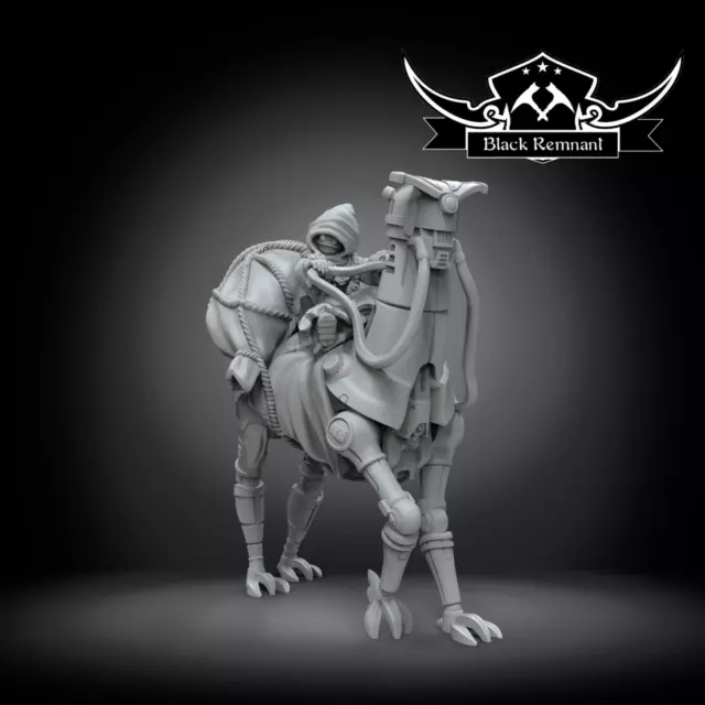 Jawa on Mechanical Horse - Star Wars Legion Scala - Stampa 3D Resina (incl Base)