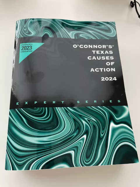 O'Connor's Texas Causes of Action, Expert Series, 2024 ed. *BRAND NEW*