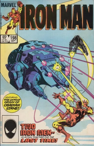 Iron Man, The Invincible #198 Marvel Comics 09/85 (VF 8.0/Stock Photo)
