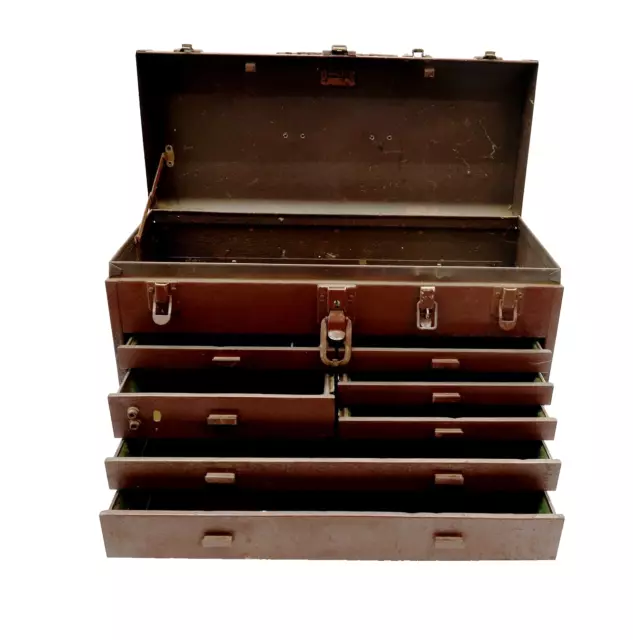 Kennedy Roller Cabinet Tool Box 5 Drawer 35 X 29 X 20 Steel Brown 295B  Damaged
