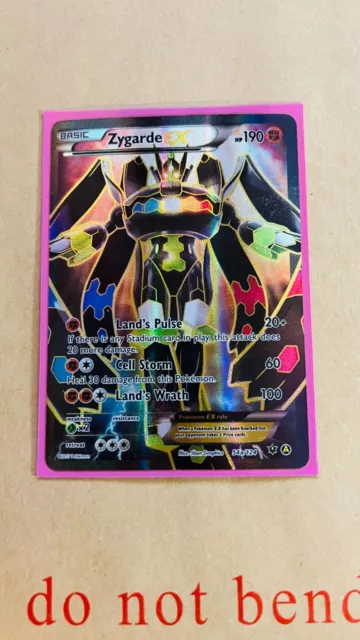 Zygarde EX - XY Fates Collide 54a/124 - Full Art Rare Pokemon Card - NM/M
