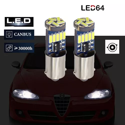 2 ampoules à LED smd BLANC veilleuses / feux de position pour Alfa Roméo 147