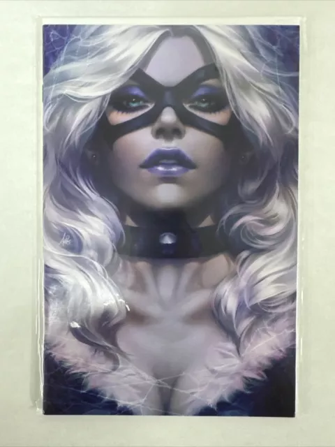 AMAZING SPIDER-MAN #1 ARTGERM EXCL. BLACK CAT VIRGIN VARIANT NM BLACK CAT w/COA