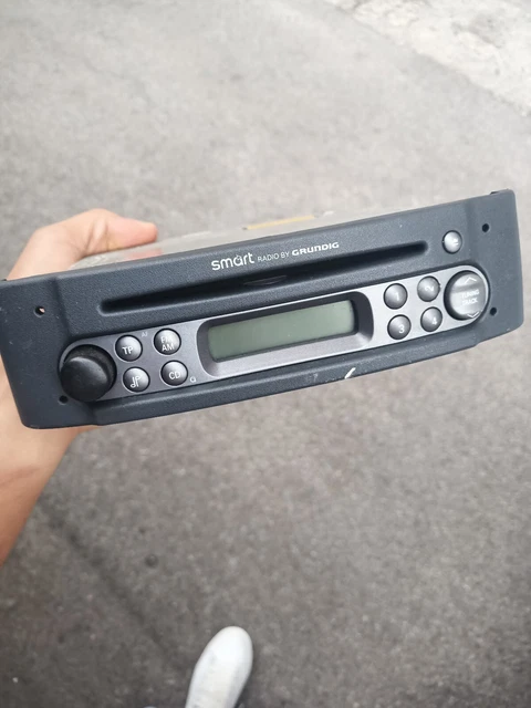 Cornice Radio Tomzz 2451-003 Per Smart Fortwo (450) 1998-2007 - Nero, Per Radio 1-DIN