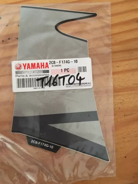 Yamaha 2C8-F174G-10 125 DTX DTRE DTX125 logo emblème sticker label autocollant