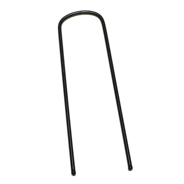 Lot de 10 piquets de fixation pour paillage jardin en U longs de 10 cm haute rés 3