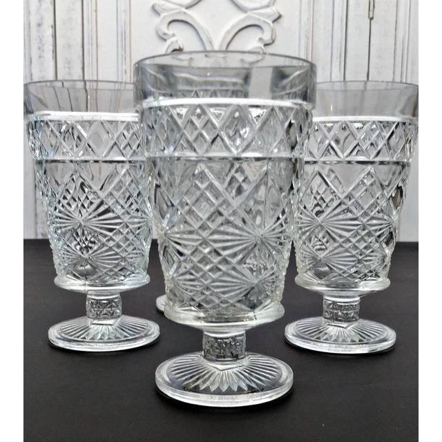 VINTAGE BIG TOP Peanut Butter Iced Tea Glasses Hazel Atlas, Water