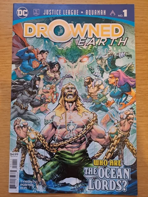 DC Justice League / Aquaman Drownded Earth 2018 One Shot