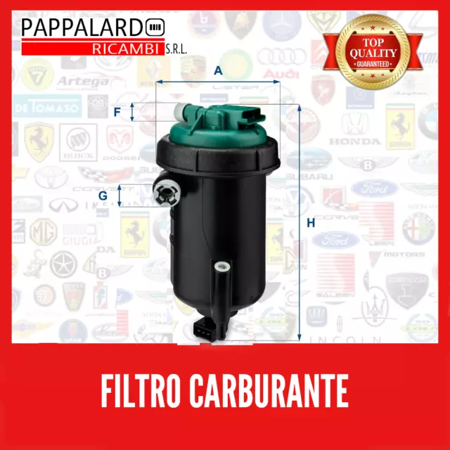 Filtro Gasolio Originale Ufi Fiat Ducato 250 2,3 3,0 D Rif. 1368127080