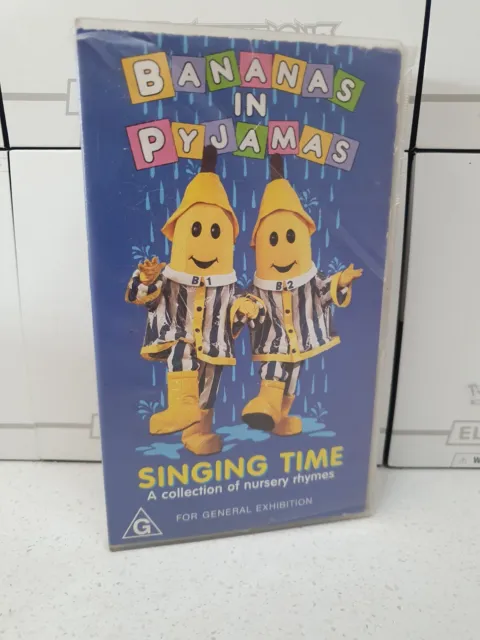 VINTAGE BANANAS IN Pyjamas Singing Time VHS ABC £4.94 - PicClick UK