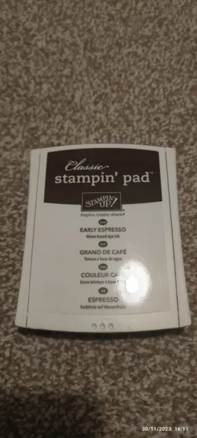 Stampin' Up Classic Ink Pad (old design) - Early Espresso