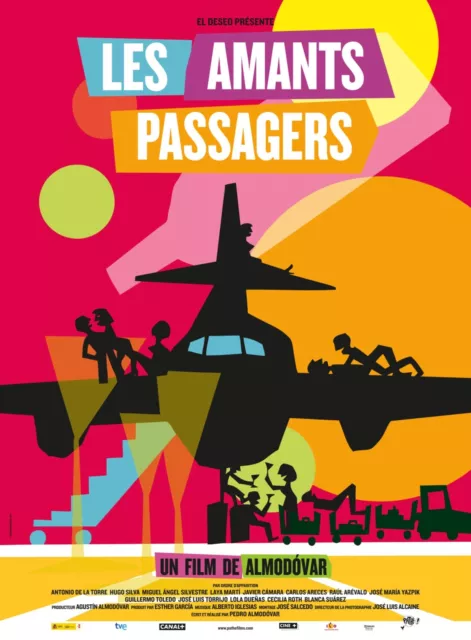 Les Amants Passagers, Almodovar,  Repro Affiche Cinema Vintage , (40X60)