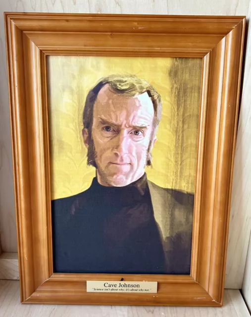 Portal 2 Cave Johnson Talking Portrait Frame Rare Video Game Merchandise Gift