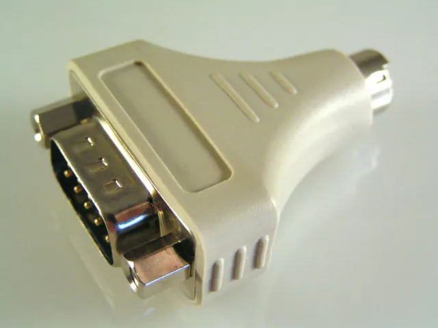 Adaptateur PS/2 6 Pin Mini Din mâle 9 Pin male souris clavier