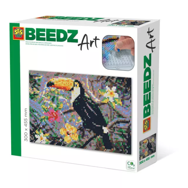 SES CREATIVE Toucan Beedz Art Mosaic Kit