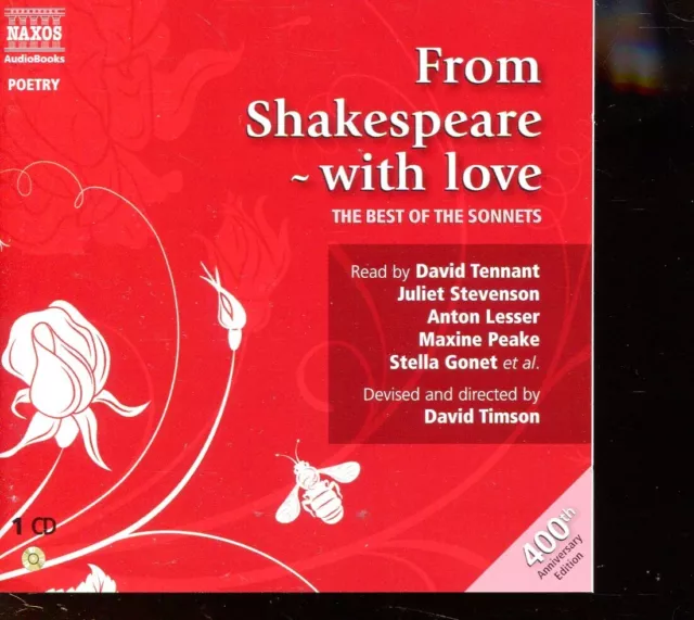 Naxos Poetry - From Shakespeare With Love / Best Of The Sonnets - CD Audiobook