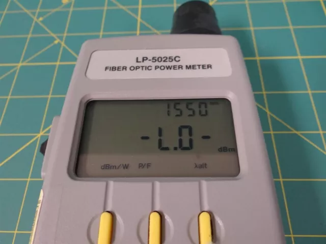 GN Nettest LP-5025C Fiber Optic Power Meter w/ Carry Case