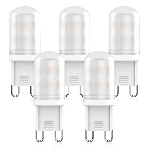 RULEDNE AMPOULES LED G9 2W Equivalent 20W 25W Halogène Lampe