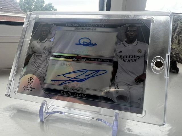 2023 Topps Finest Camavinga Alaba Auto