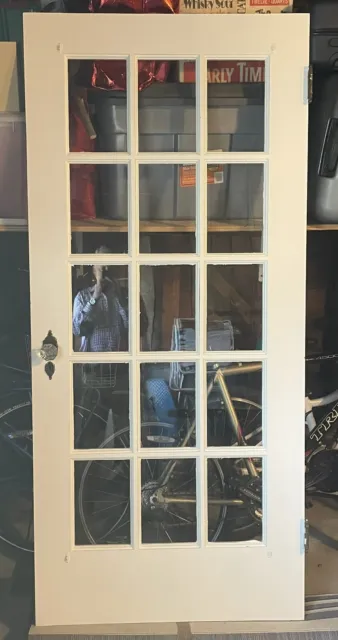 Vintage interior 15 lite door with original hardware