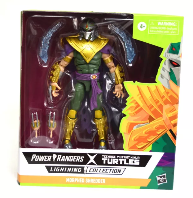 Power Rangers X TMNT Morphed Shredder 6" Lightning Collection Hasbro