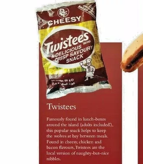 Snack riso 48x pkts Malta Maltese Twistees Formaggio al forno SENZA GLUTINE SCATOLA COMPLETA 2